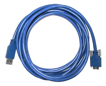 USB 3.0 cable Type-A to Micro-B screw lock