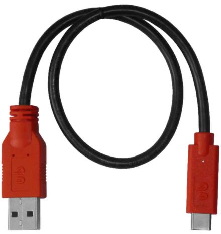 30 cm (11.8 inch) USB-C cable, Type-C to Type-A