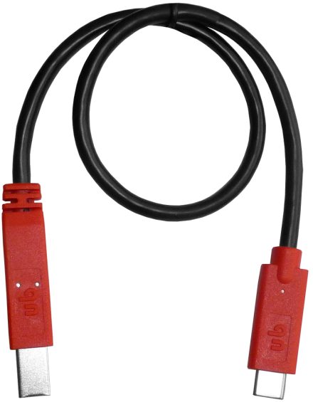 0.5m (1.6ft) USB 3.1 cable, Type-C to Type-B