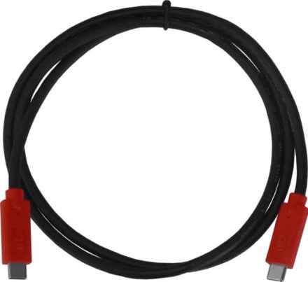 1m (3.3 ft) USB 3.1 Gen2 10 Gbps cable, USB-C to USB-C